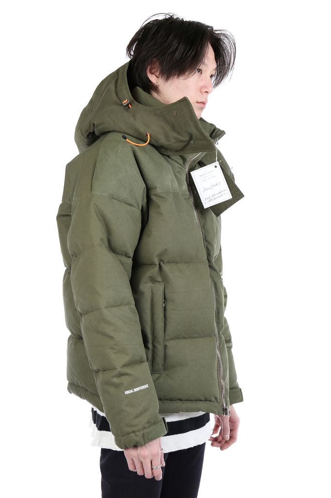 READYMADE READYMADE VINTAGE ARMY TENT DOWN JACKET