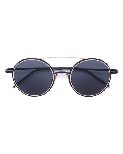 THOM BROWNE DITA EYEWEAR TB-108 TINT BLACK IRON - 12K GOLD WITH