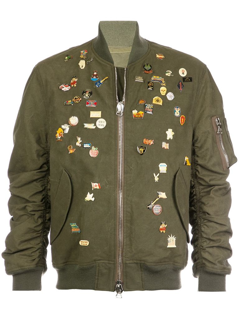 READYMADE READYMADE JESSE JACKET WITH VINTAGE PINS
