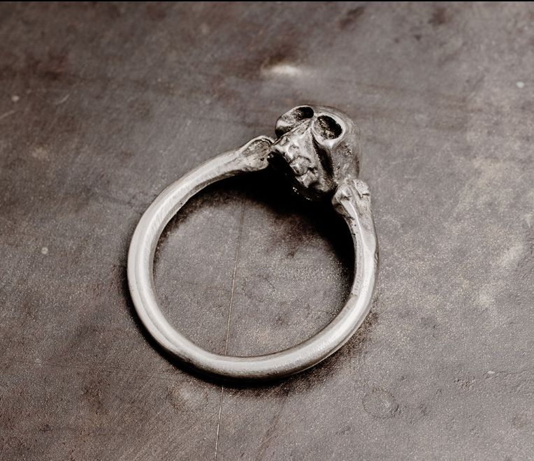 WERKSTATT MUNCHEN SKULL RING FINE