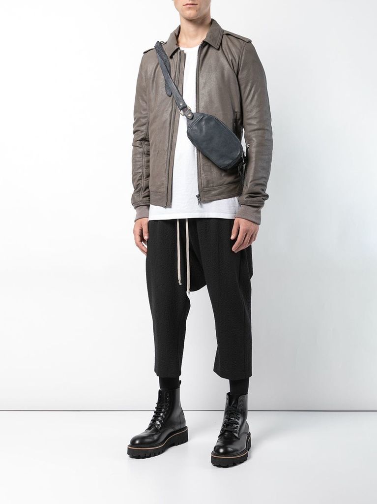 ギフト Rick Owens Rotterdam Leather Jacketジャケット - crumiller.com