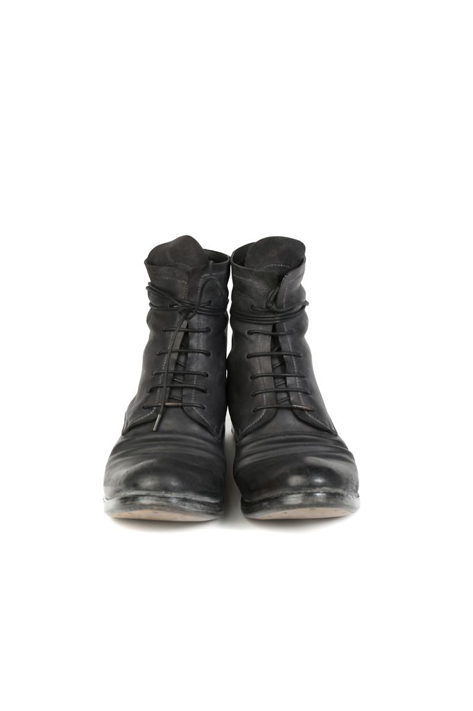 LAYER-0 LAYER-0 MEN REVERSE CORDOVAN LEATHER GOODYEAR LACE UP BOOT
