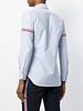 THOM BROWNE THOM BROWNE MEN ELASTIC STRIPE SEAMED CLASSIC POINT COLLAR BUTTON DOWN LONG SLEEVE SHIRT IN OXFORD
