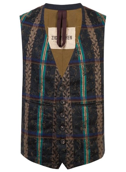 ZIGGY CHEN ZIGGY CHEN MEN JACQUARD WAISTCOAT