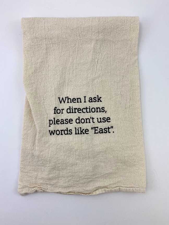 Ask for Directions Tea Towel