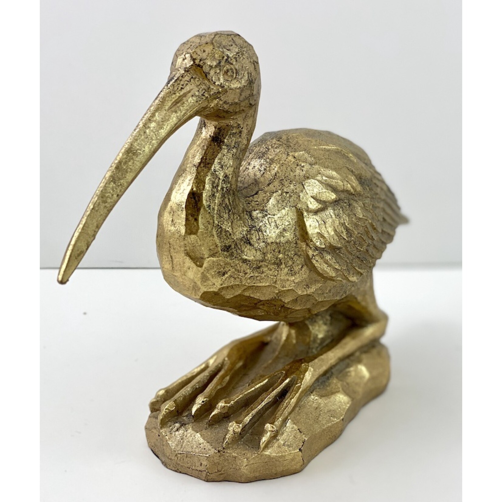 Sitting Crane GOLD