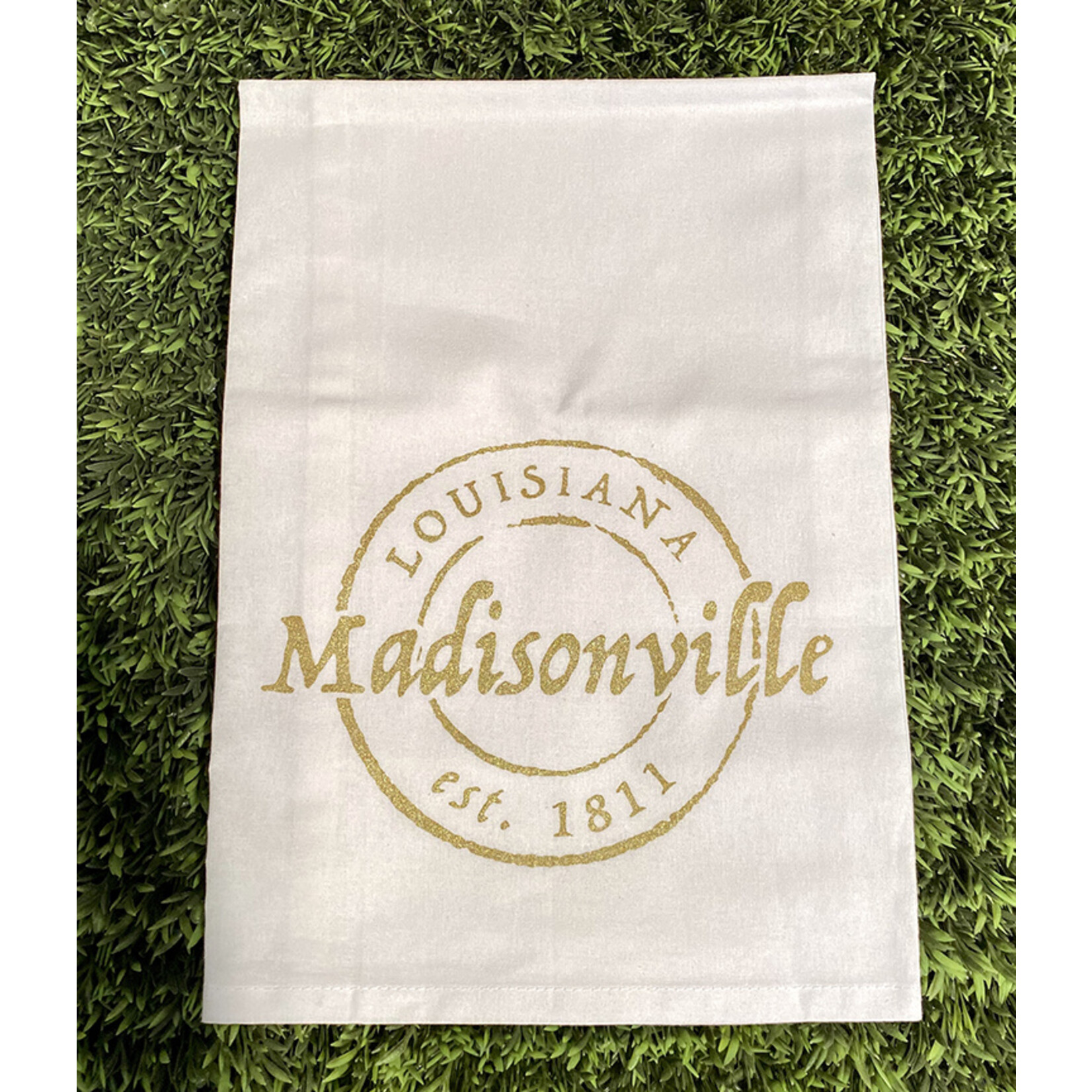 Madisonville Stamp Tea towel