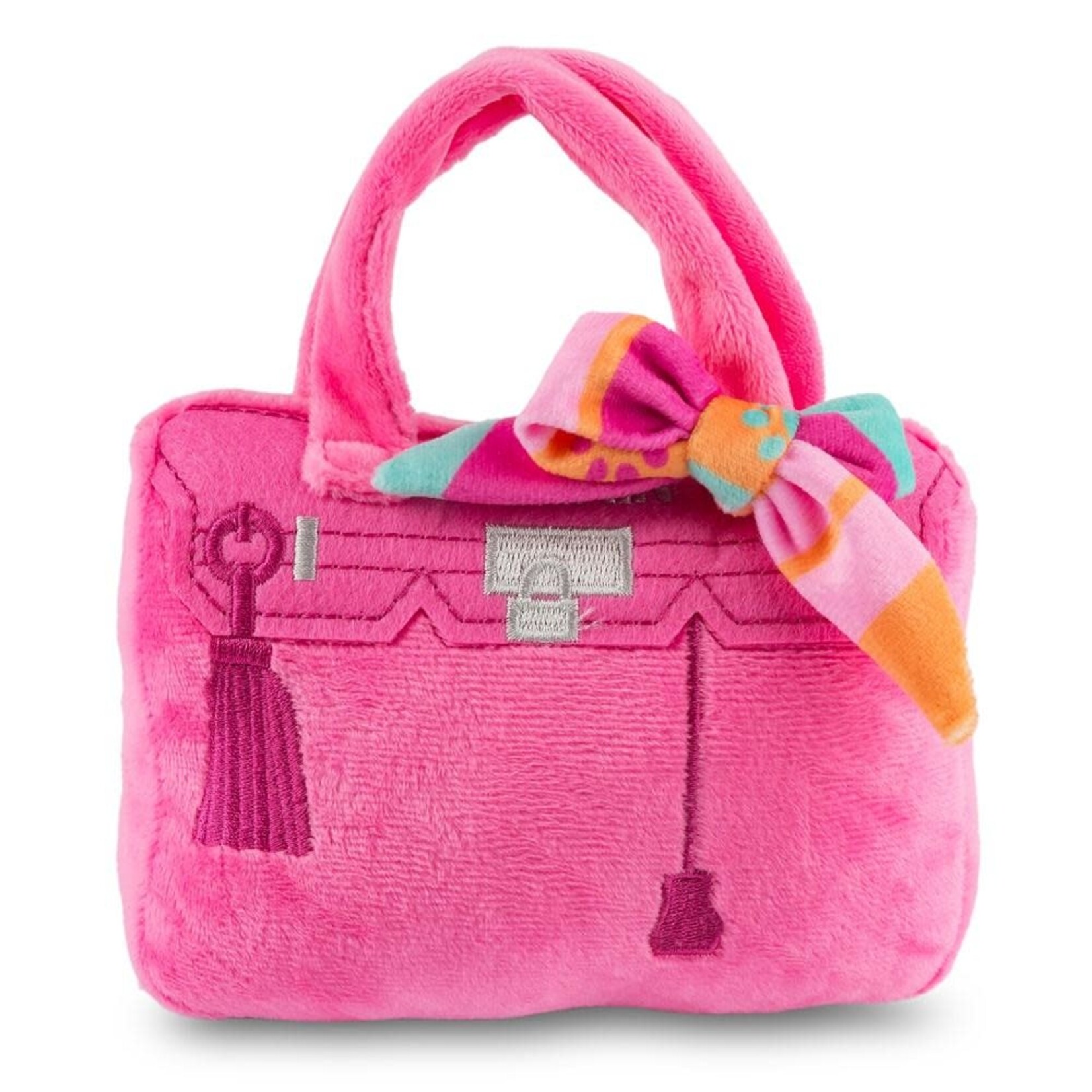 Barkin Bag - Pink w/ Scarf LG
