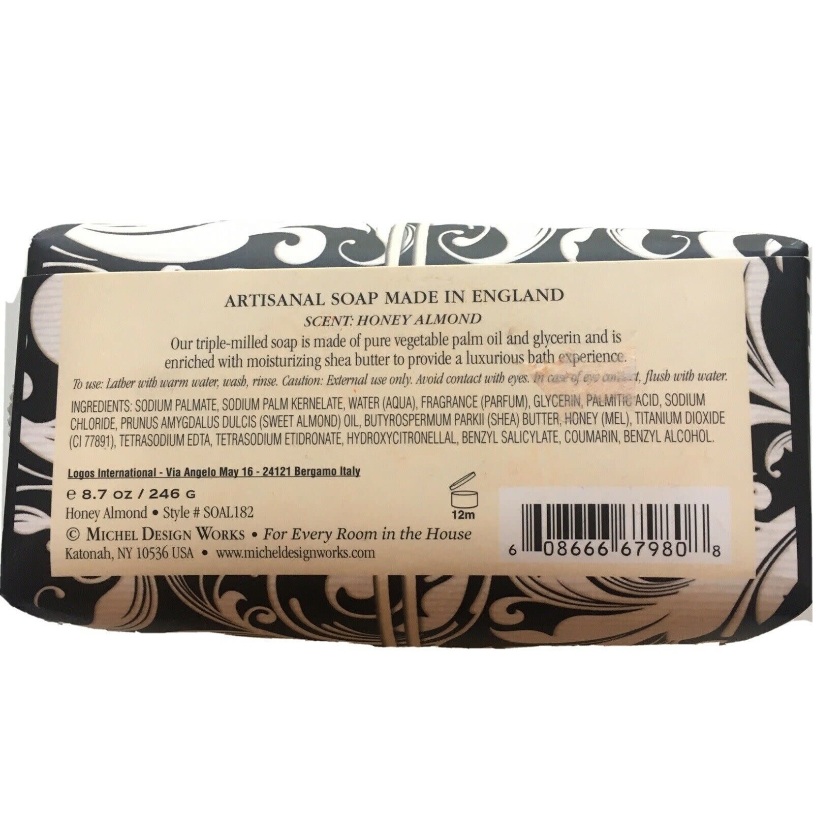 Honey Almond LG Bar Soap