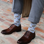Men's Streetcar Socks Gray/Navy/Sage