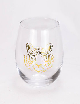Tiger Wine Glass 16oz