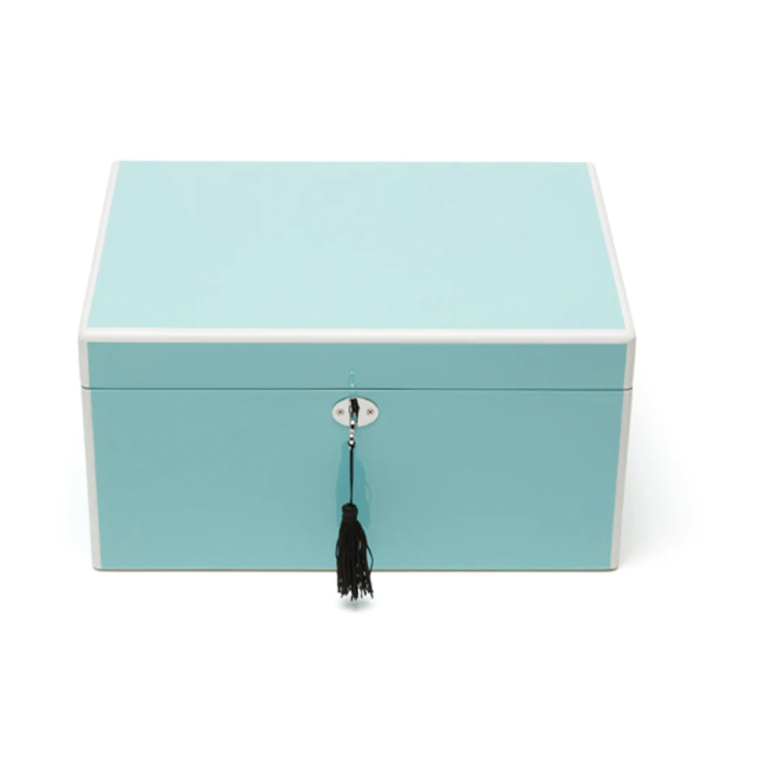 Jewellery Box - Luxury Monogram Canvas Blue