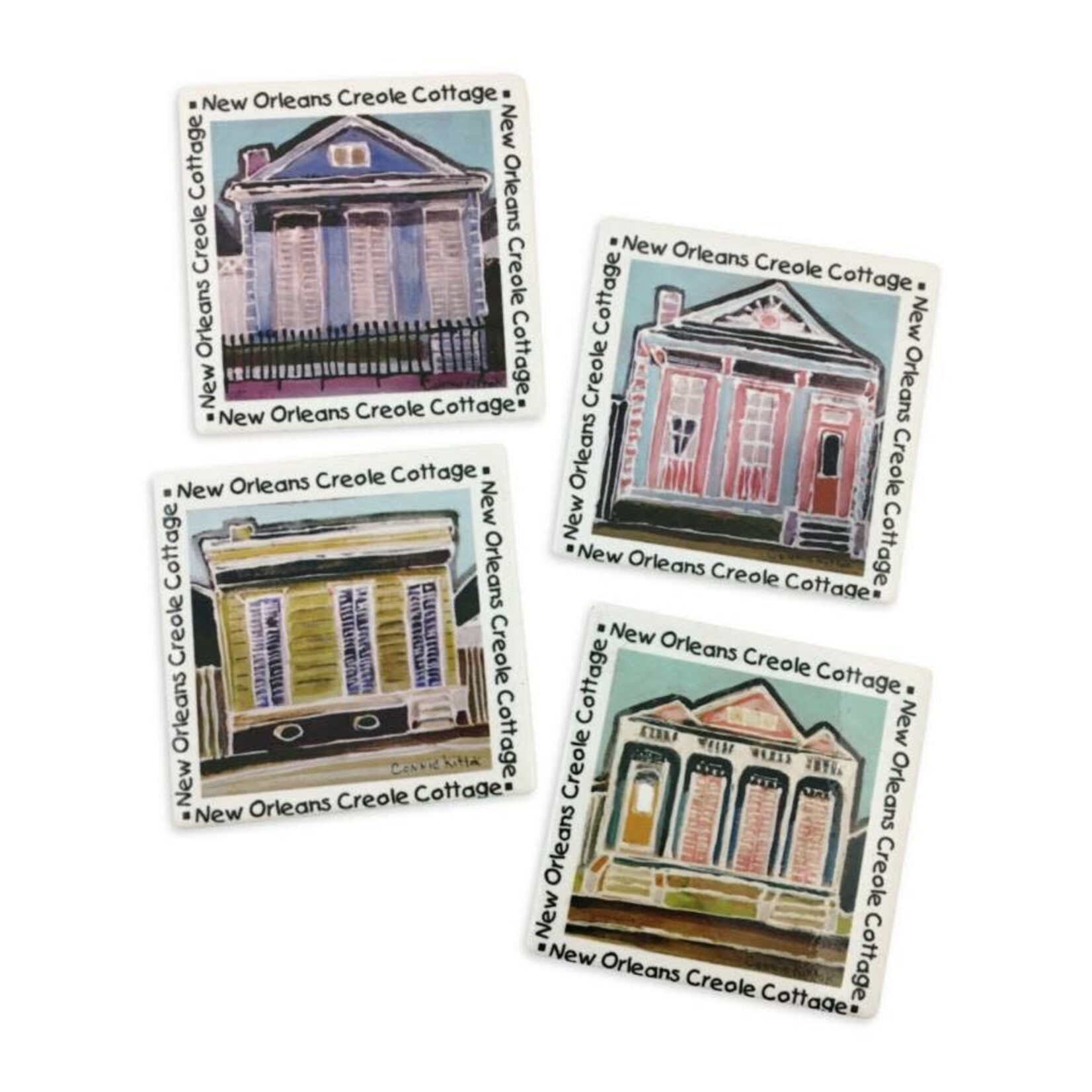 Creole Cottage Coaster Set