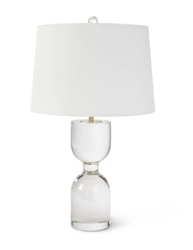 Rena Crystal Hourglass Table Lamp