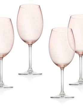 Blush White Wine Glass