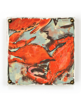 6x6 Crab Art Block