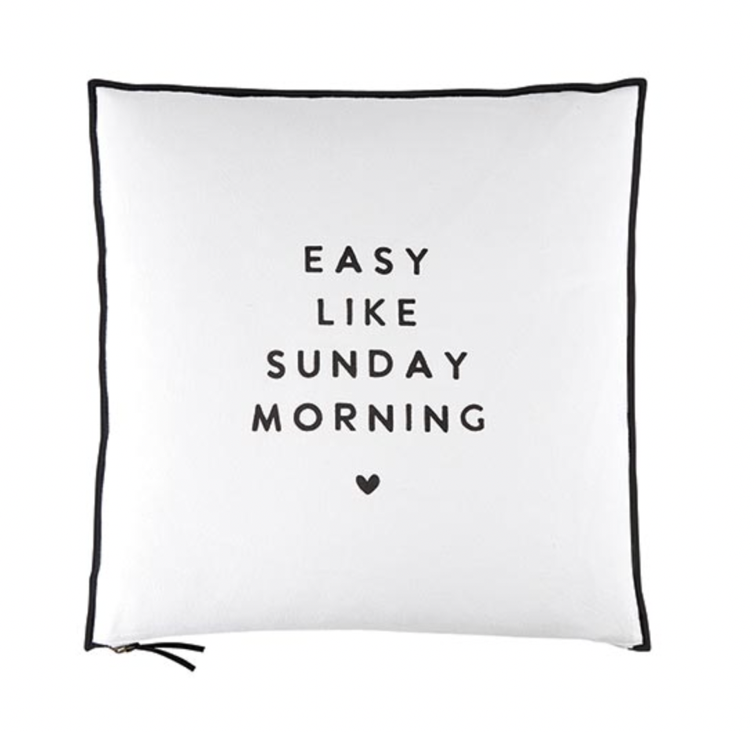Sunday Morning Throw Pillow