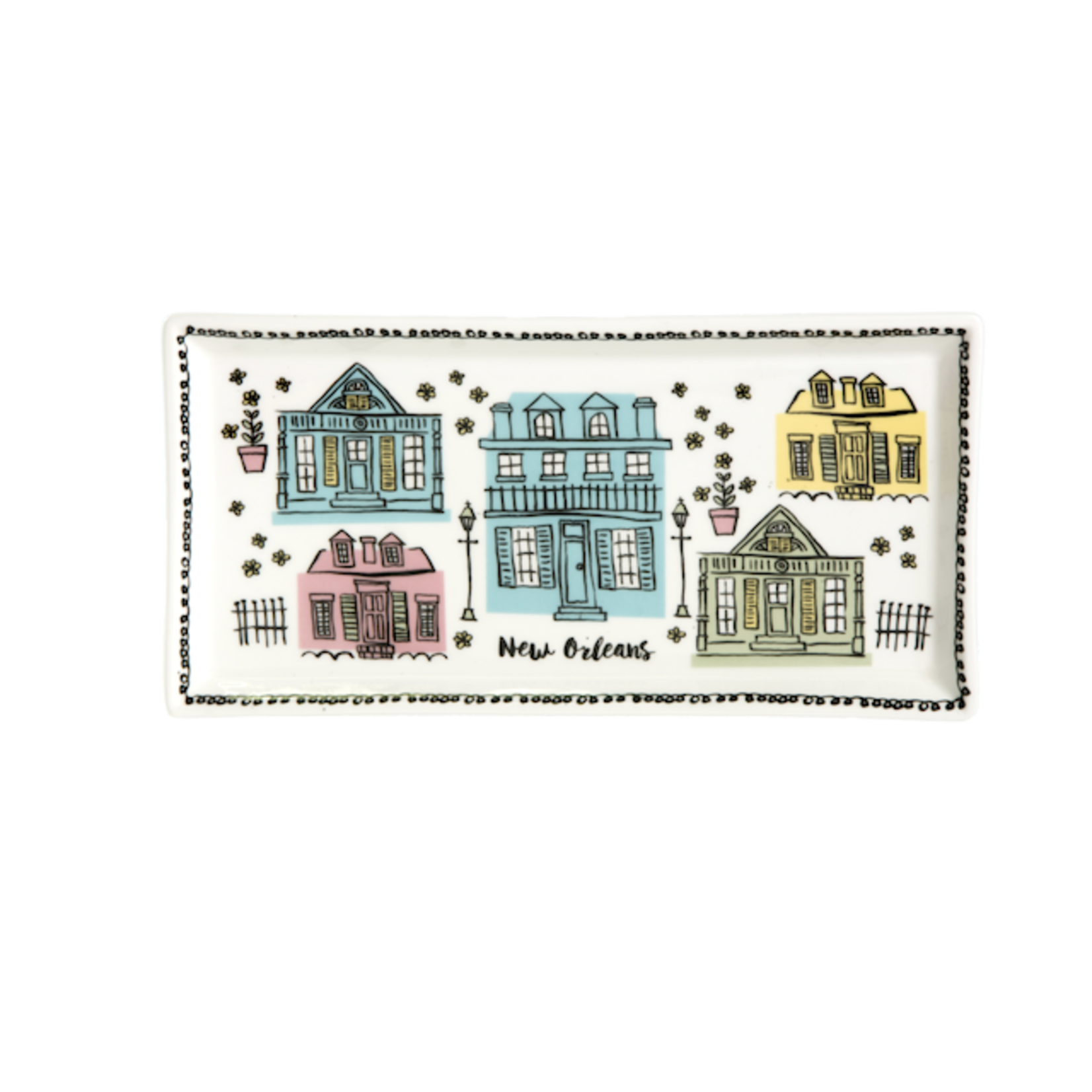 Creole Cottages Small Tray