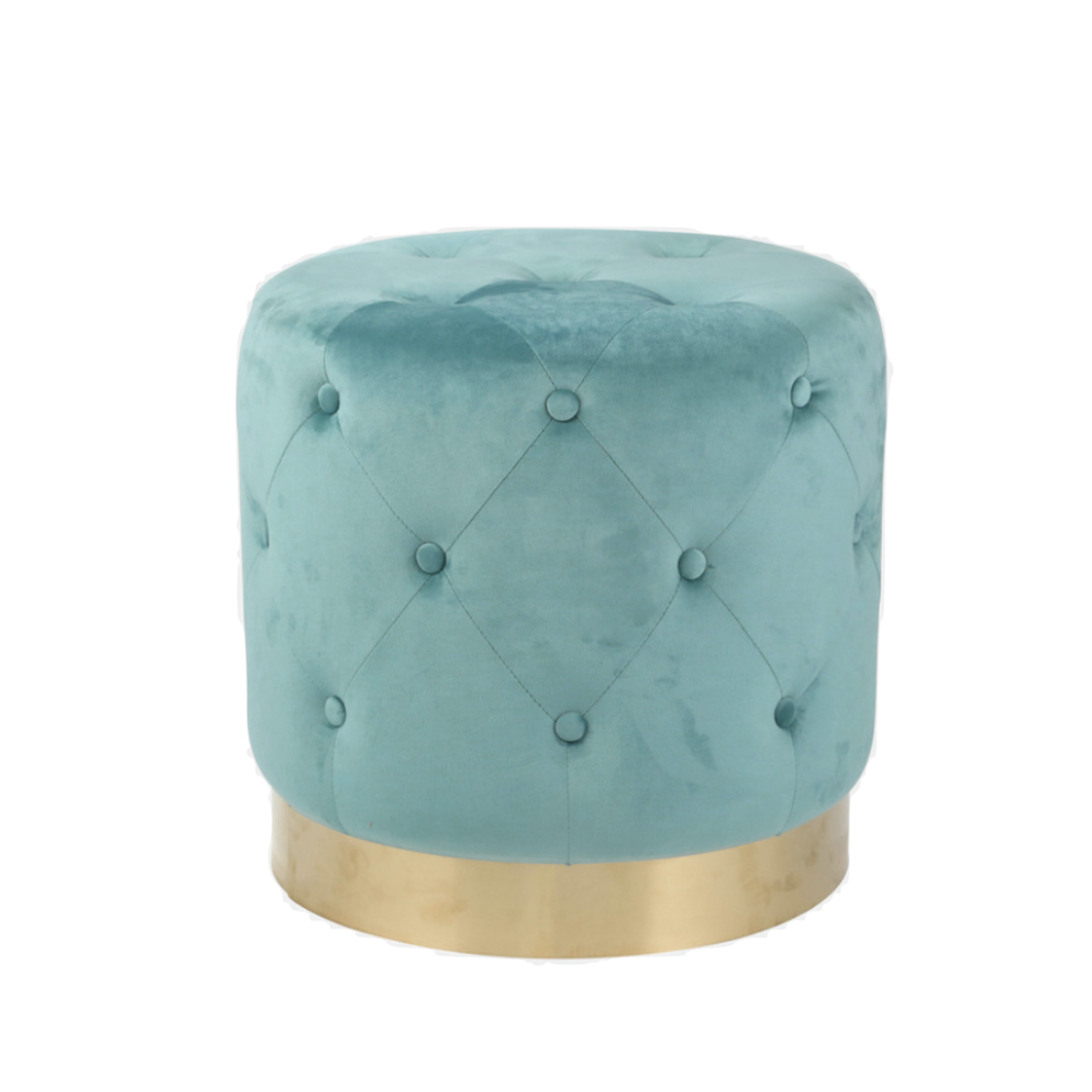 Sierra Teal Ottoman 18"