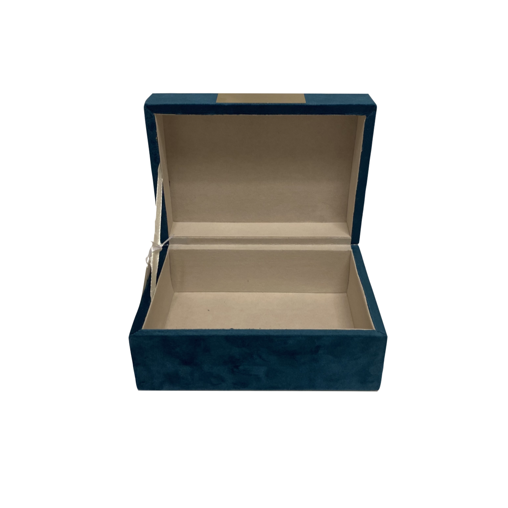 Teal Velvet Storage Box Small - Niche Modern Home