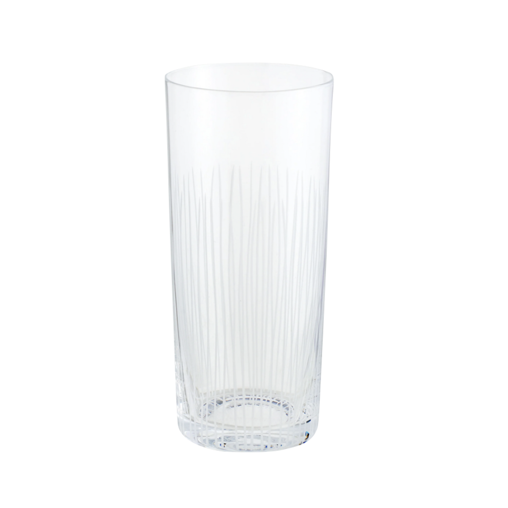 16oz Textured Drinking Glass