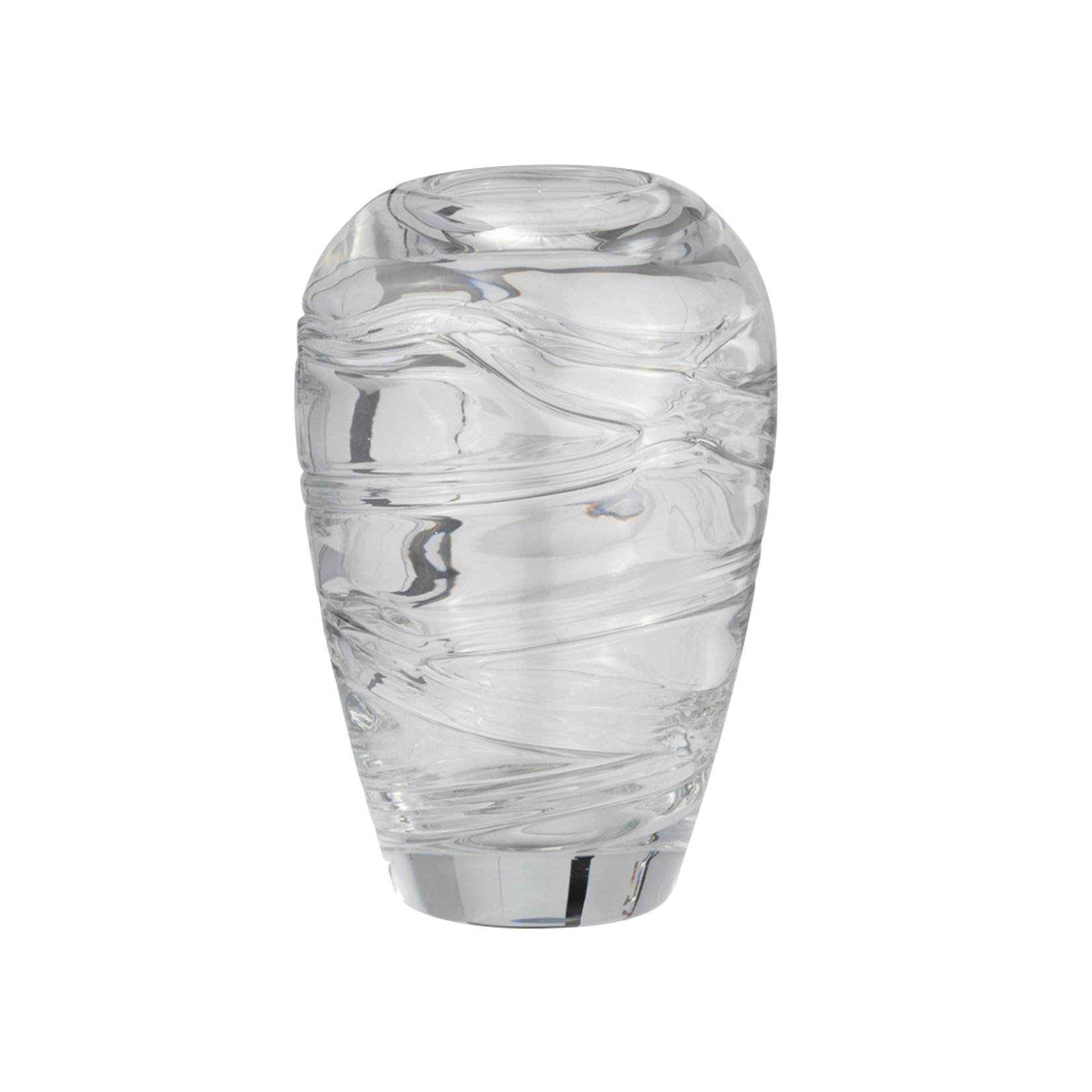 Swirled Glass Vase