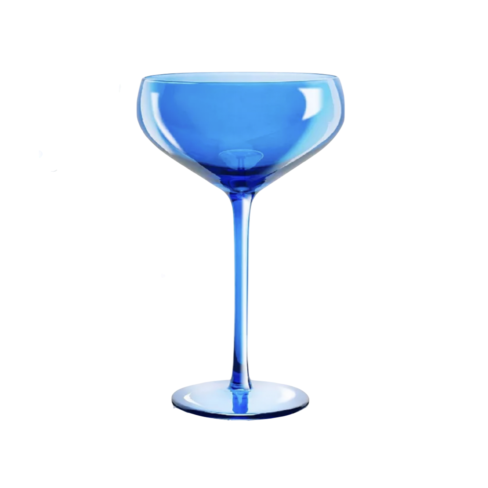 Champagne Coupe Iridescent Blue