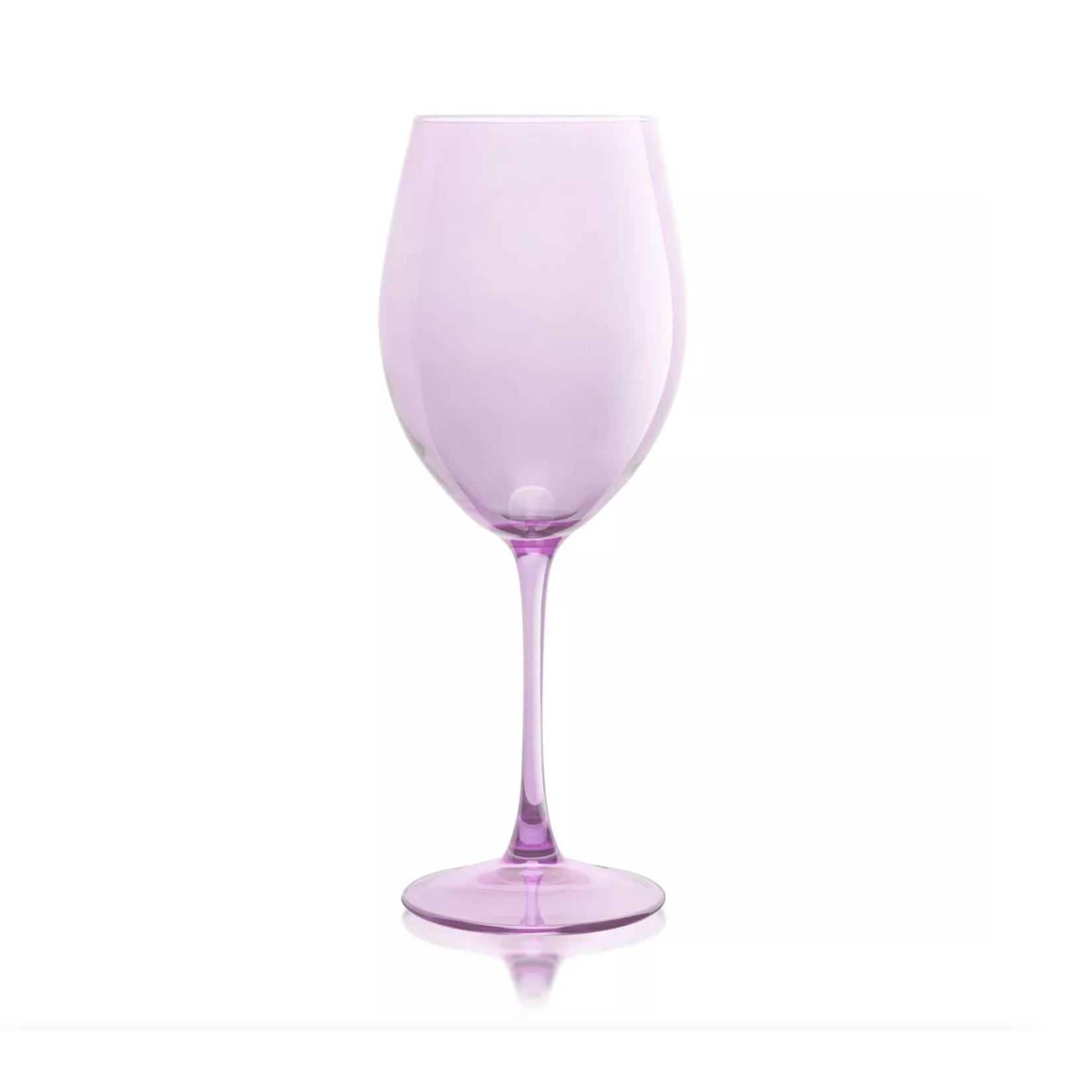 Wine Glass Iridescent Purple