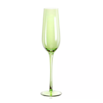 Champagne Flute Iridescent Green