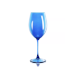 Wine Glass Iridescent Blue