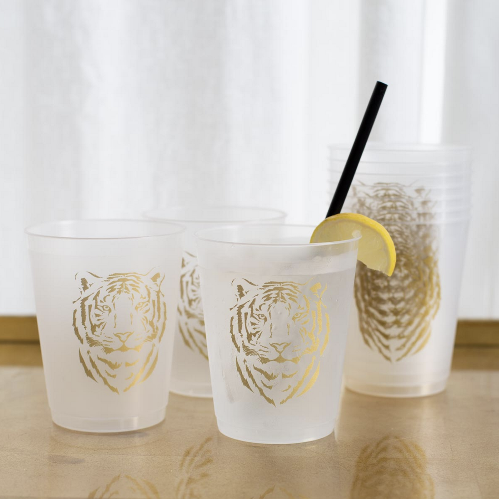 Tiger Party Cups S/10