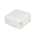 White Alabaster Square Box Medium