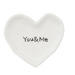 You & Me Heart Dish