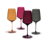 Sunset Crystal Wine Glass Set