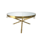 Mayven Gold Metal Cocktail Table