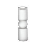 Ball & Cylinder Candle Holder 11"