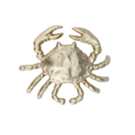 Champagne Crab Decor 7"