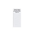Dolly List Notepad