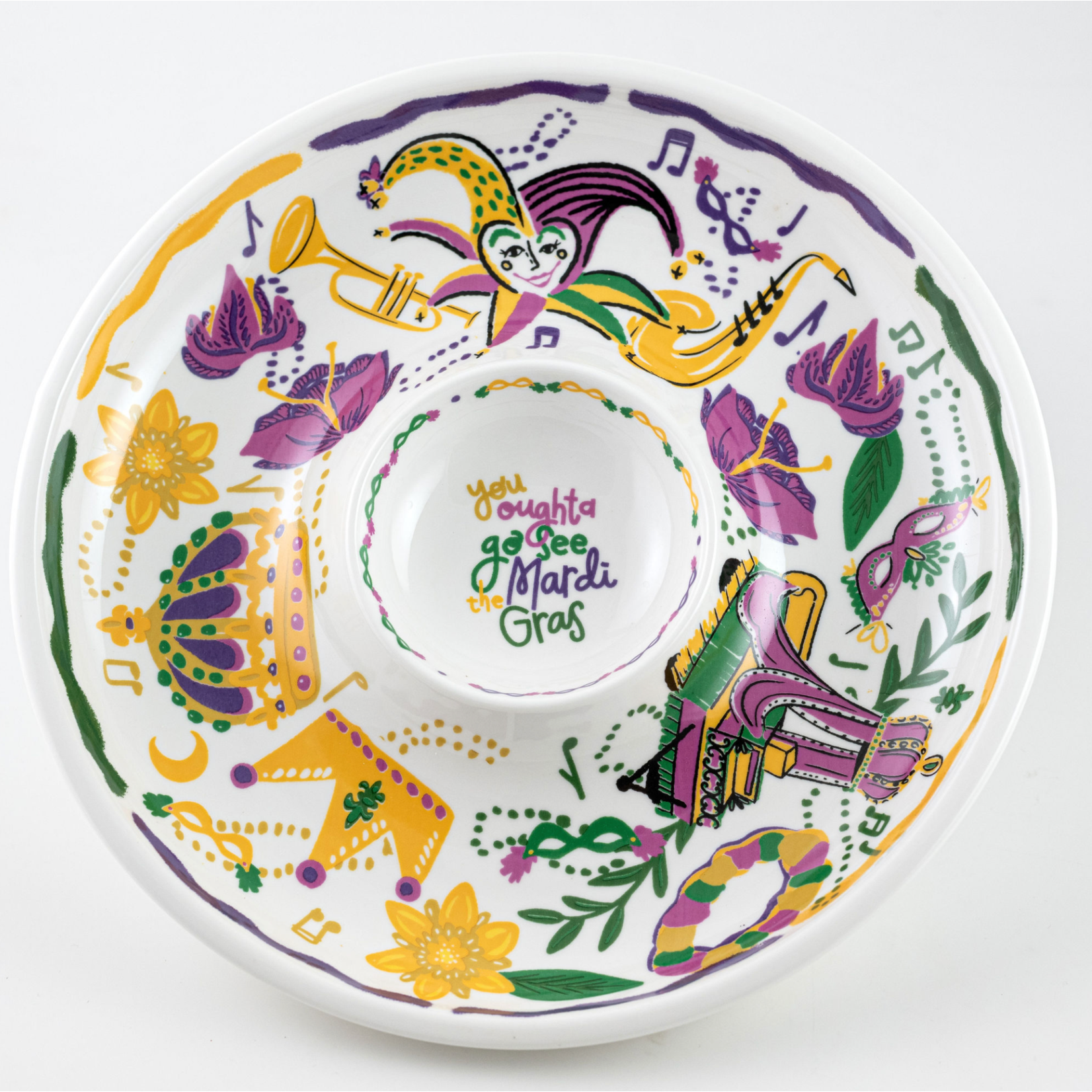 Mardi Gras You Oughta Go Chip & Dip