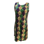 Harlequin Sequin Dress Large
