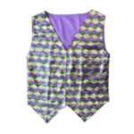 Men's Harlequin Sequin Vest 2XL