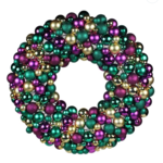 Mardi Gras Wreath 24"