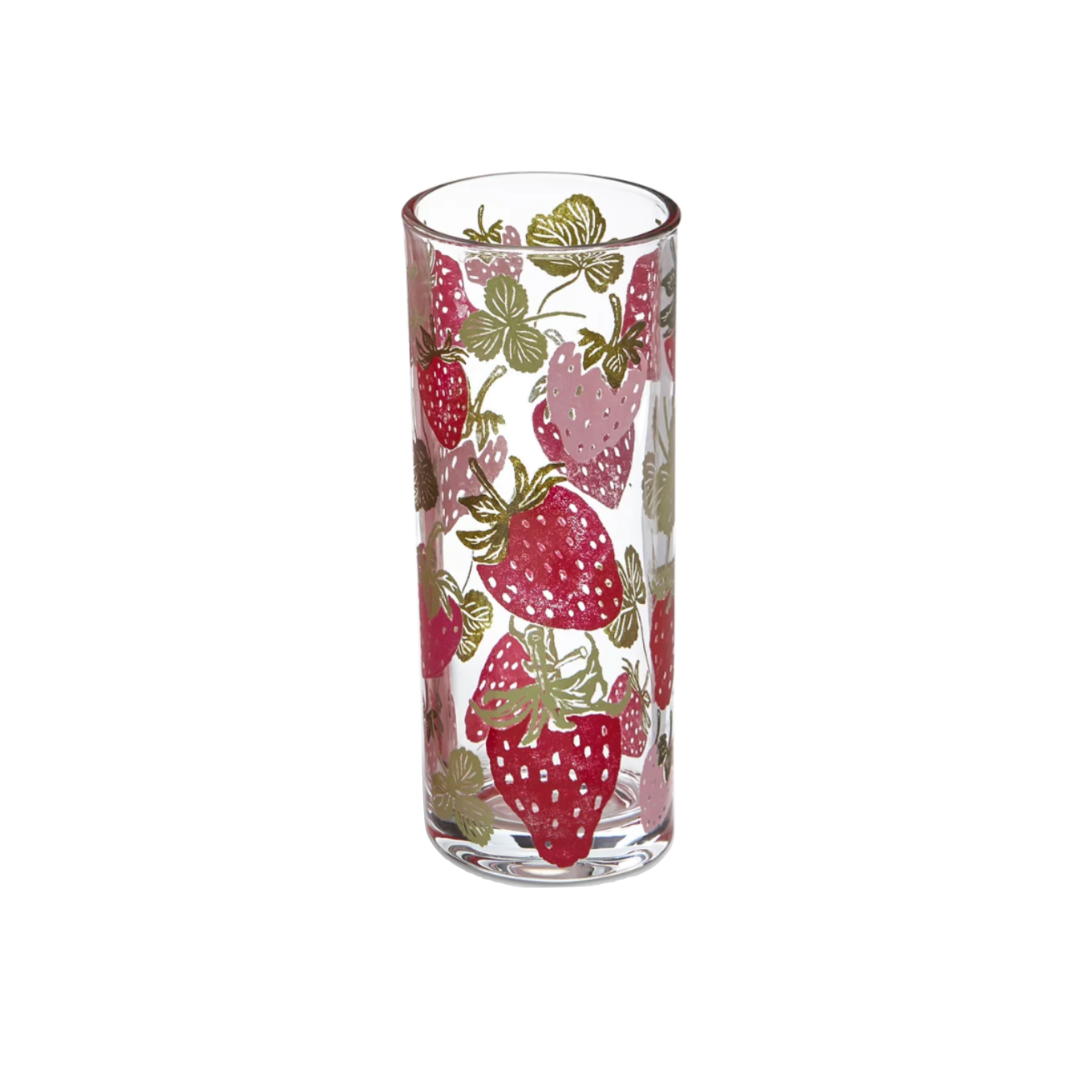 Strawberries Highball Glass