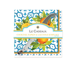 Valencia Cocktail Napkins & Cheese Knife Set