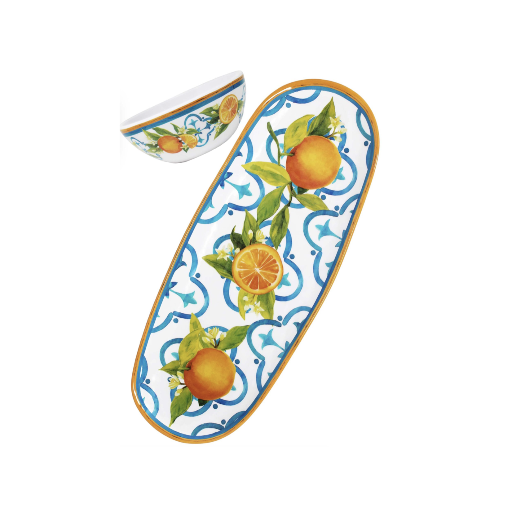 Valencia Bowl & Tray Gift Set