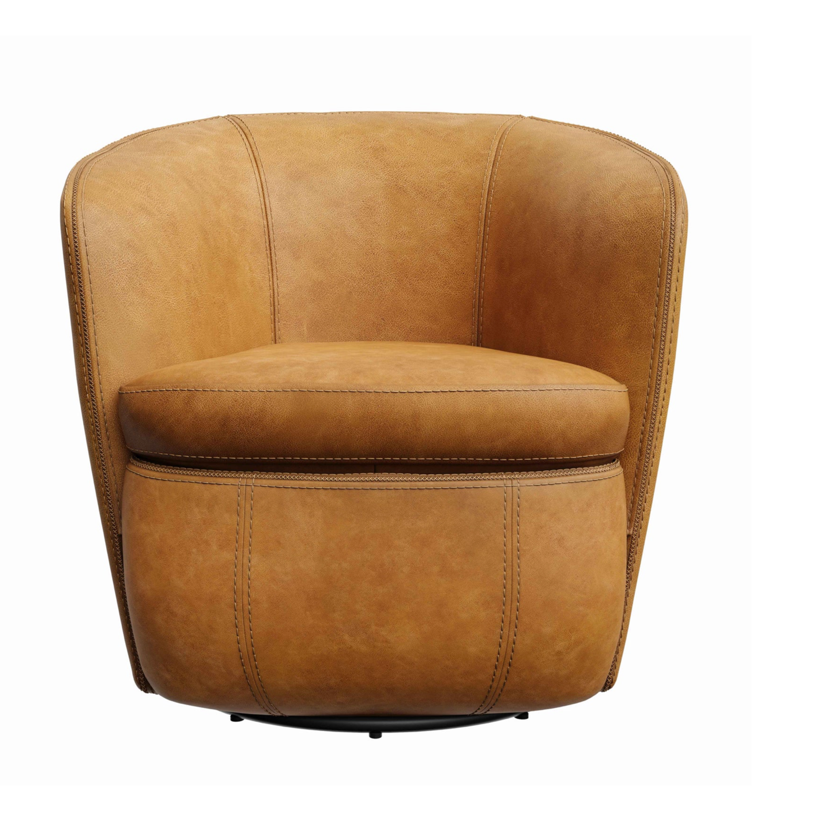 Dean Swivel Chair Vintage Caramel