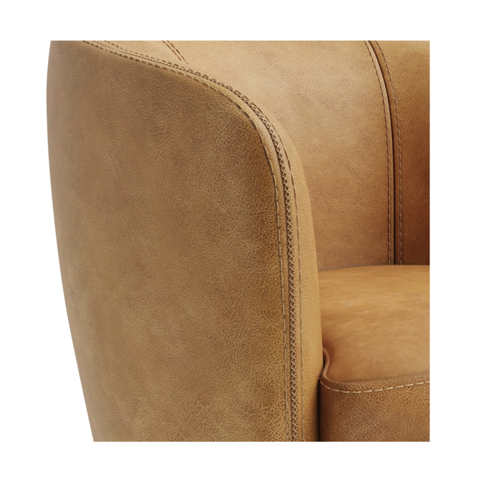Dean Swivel Chair Vintage Caramel
