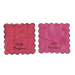 Square Washcloth w/ Saying Set