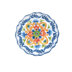 Flores Melamine Dinner Plate 11"