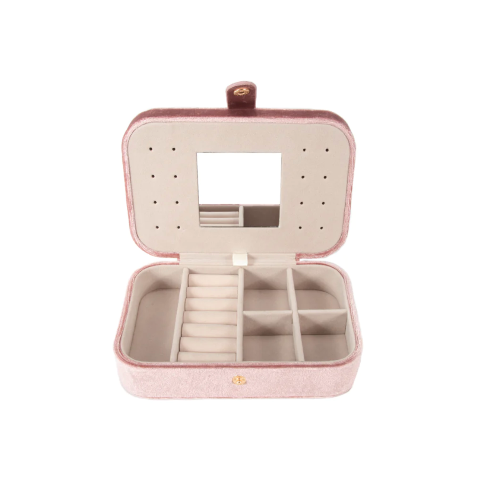 Vera Rectangular Travel Jewelry Organizer ROSE
